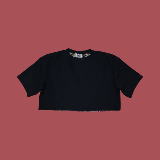 FLOWER TEE BLACK
