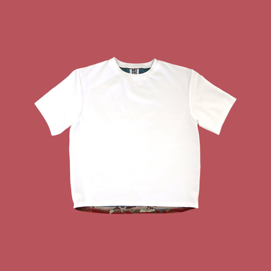 CRANE BIRDS TEE RED