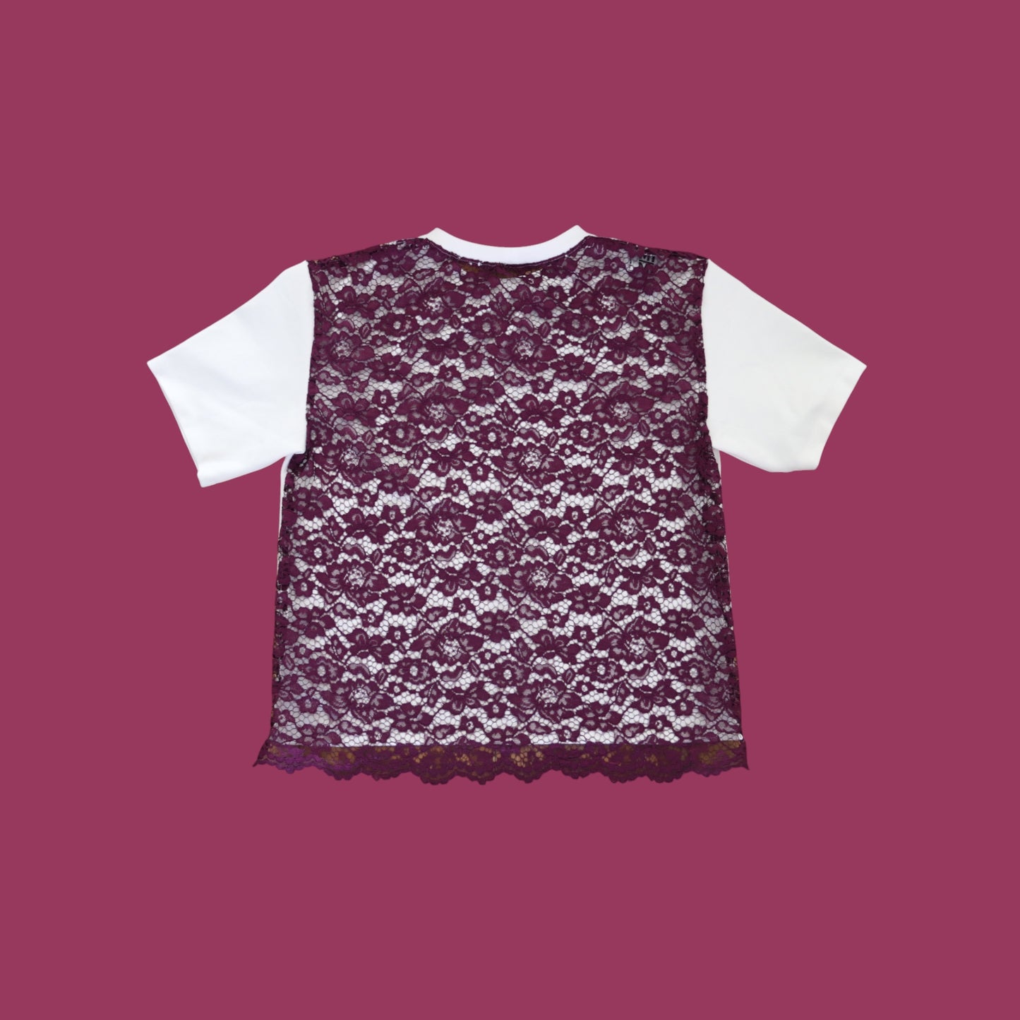 LACE TEE PURPLE